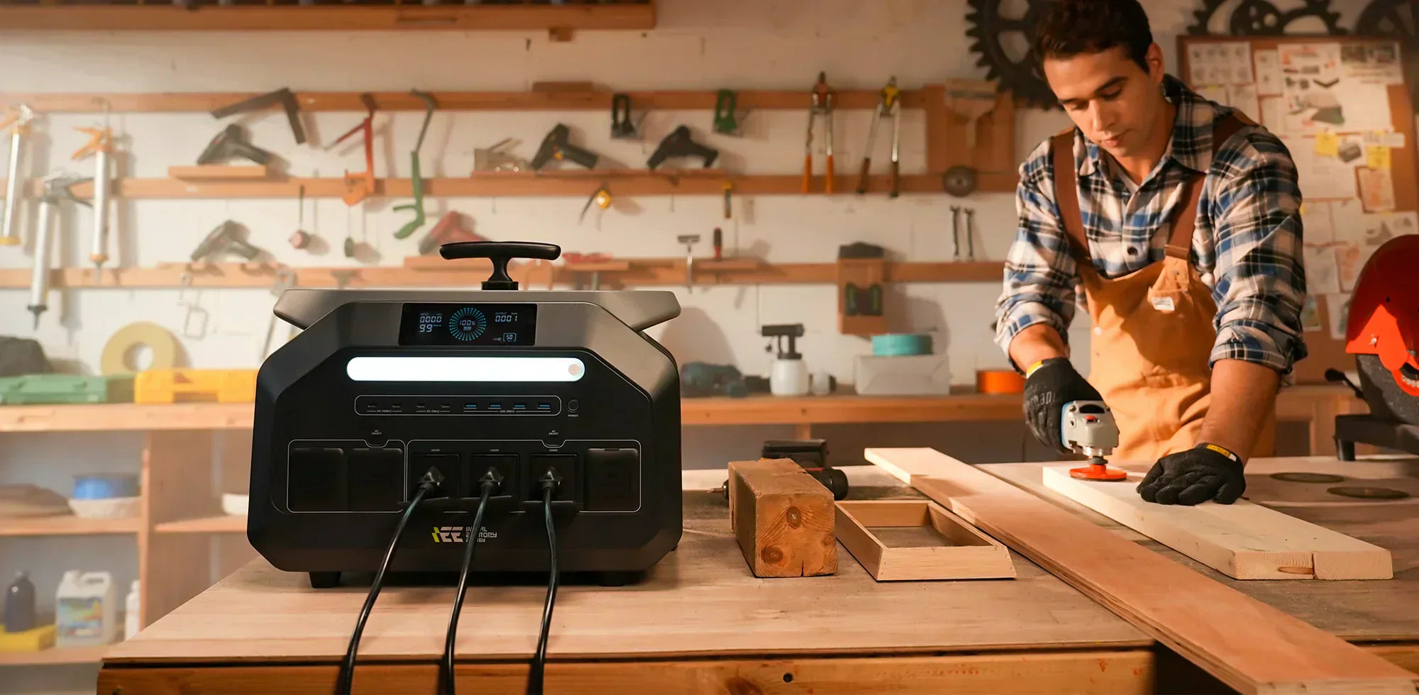 ポータブル電源がDIYの作業