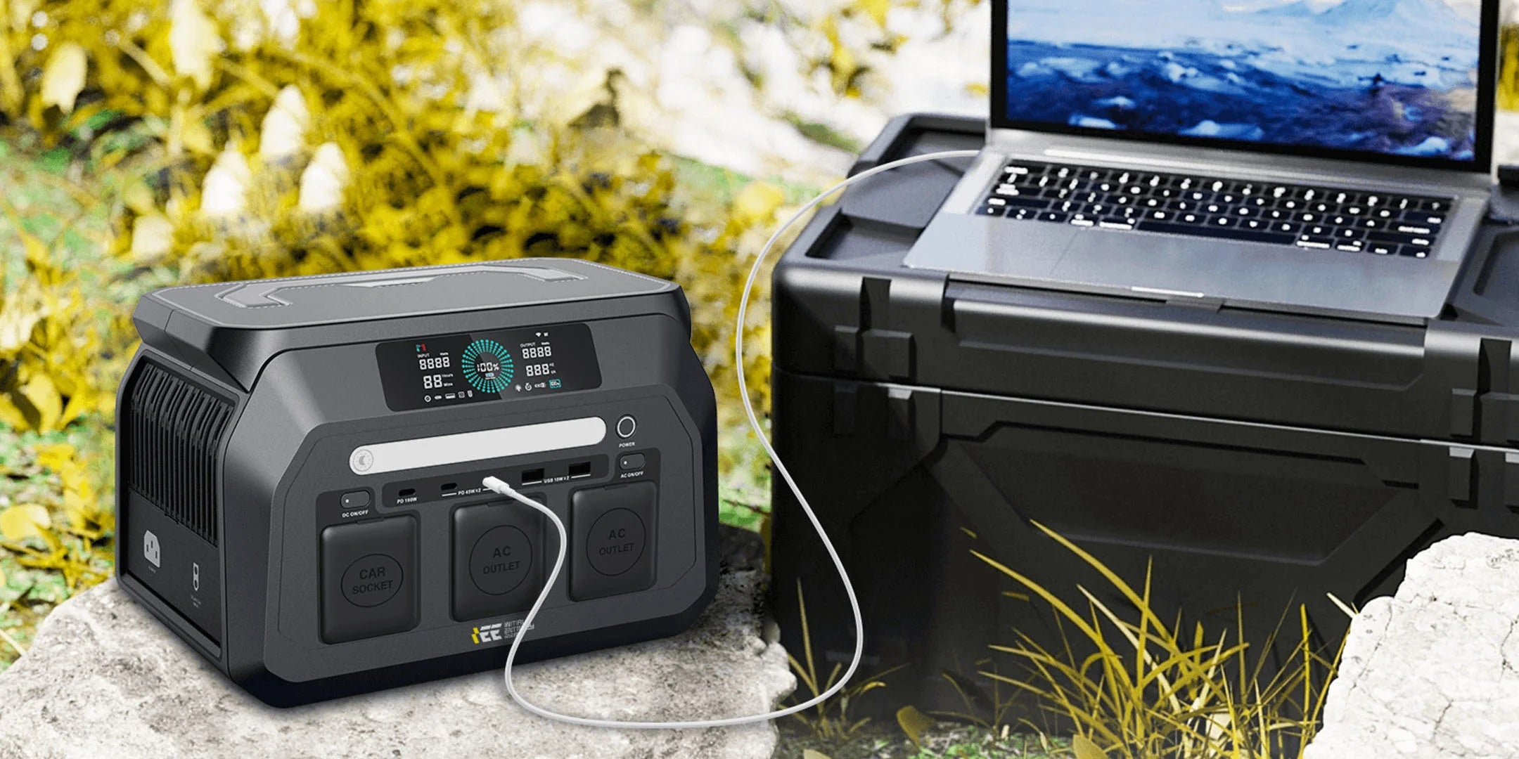 ポータブル 電源 大容量 512Wh 800W IEETEK P800