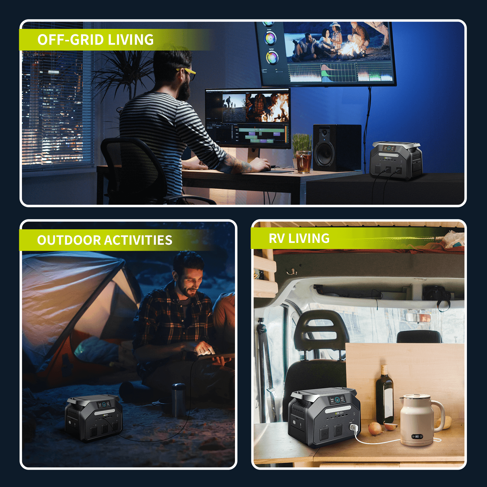 太陽光発電 キャンプ