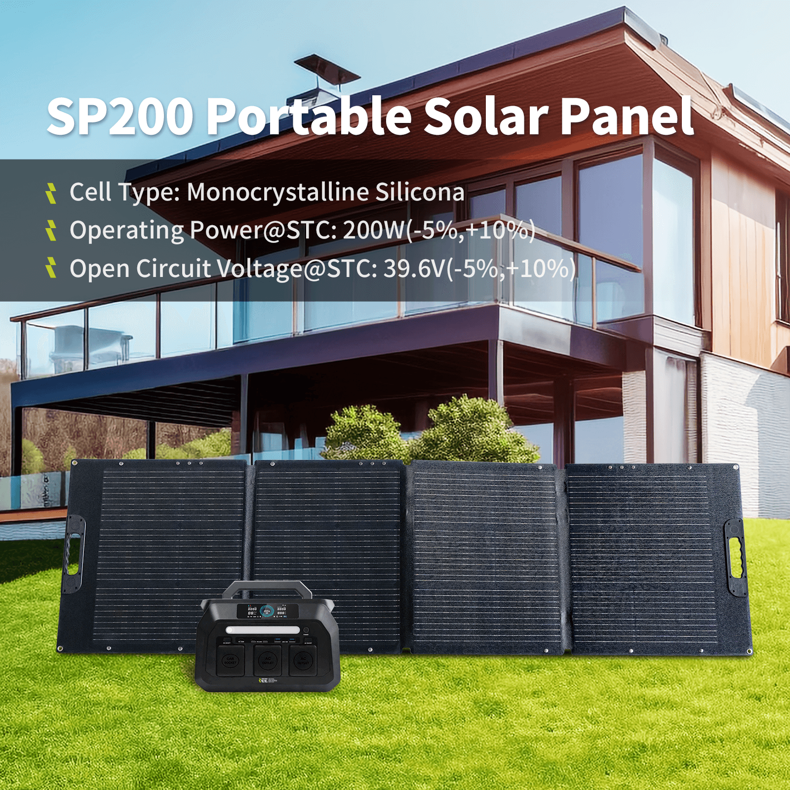 IEETek ポータブル電源P800+ ソーラーパネル