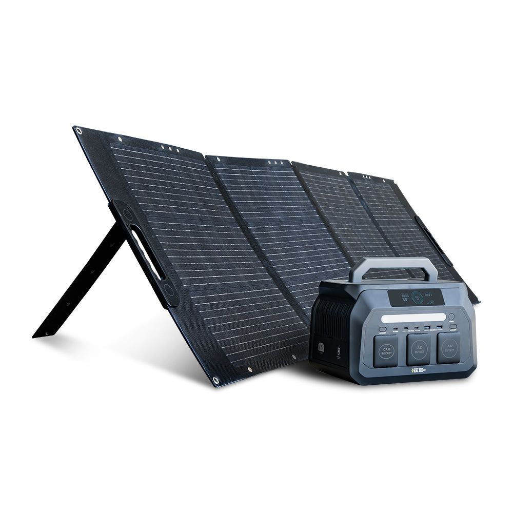 ポータブル電源P800+200W ソーラーパネル セット