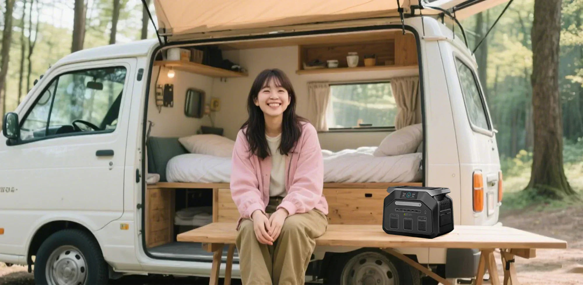 車中泊  ポータブル電源完全活用法