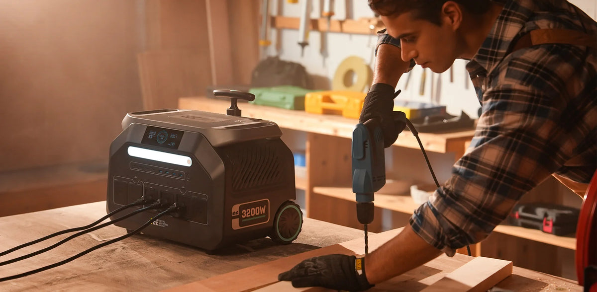 DIY作業を革新！ポータブル電源で工具の稼働時間が倍増