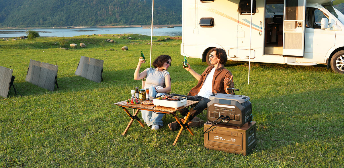 キャンプに革命！超軽量・大容量ポータブル電源